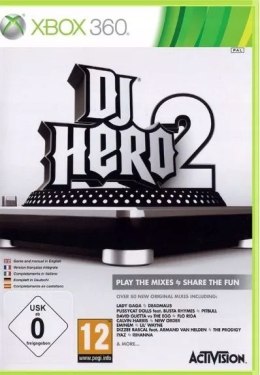DJ HERO 2 Xbox 360 pudełkowa