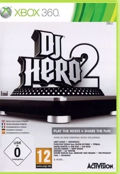 DJ HERO 2 Xbox 360 pudełkowa