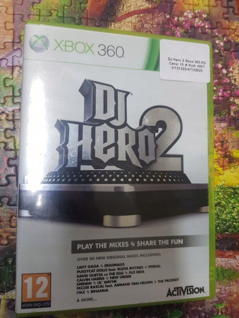 DJ HERO 2 Xbox 360 pudełkowa