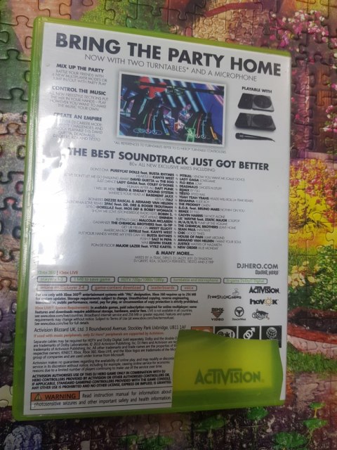 DJ HERO 2 Xbox 360 pudełkowa