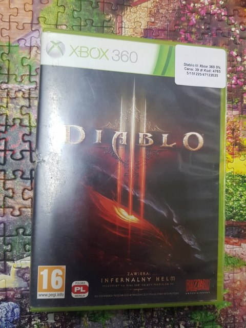 Diablo III Xbox 360 Język Angielski 3 Xbox 360 pudełkowa