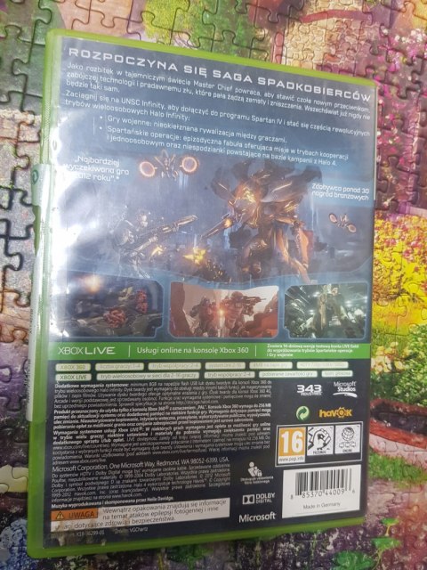 GRA XBOX 360 HALO 4 Xbox 360 pudełkowa