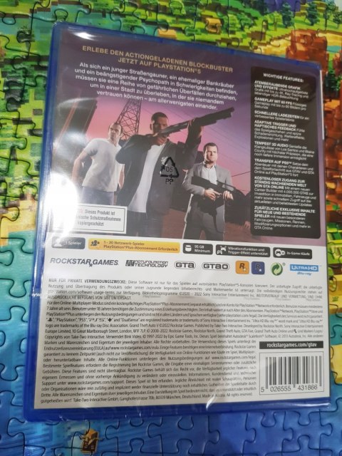 Grand Theft Auto V PlayStation 5 (PS5) pudełkowa