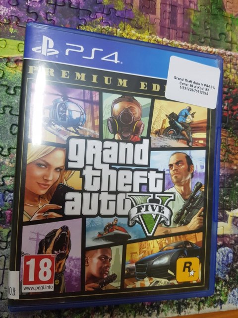 Grand Theft Auto V Premium Edition PlayStation 4 (PS4) pudełkowa