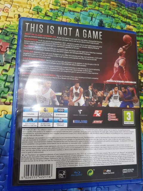 NBA 2K17 PlayStation 4 (PS4) pudełkowa