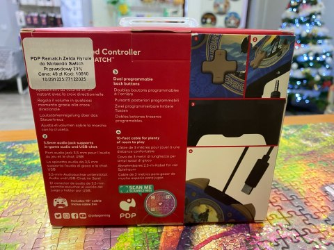 PDP SWITCH Pad przewodowy Rematch Zelda Hyrule