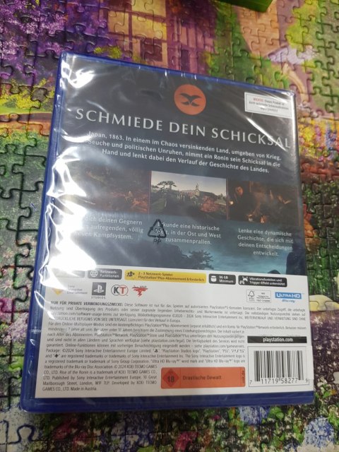 Rise of the Ronin PlayStation 5 (PS5) pudełkowa