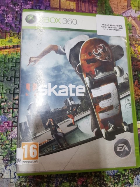 Skate 3 Xbox 360 pudełkowa