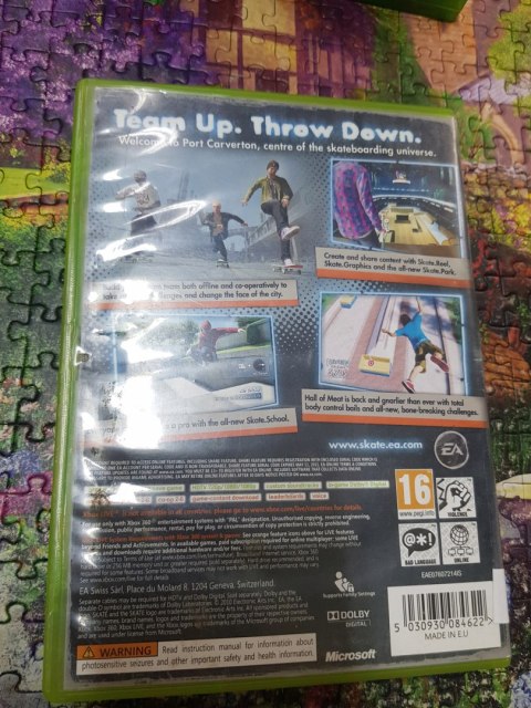 Skate 3 Xbox 360 pudełkowa