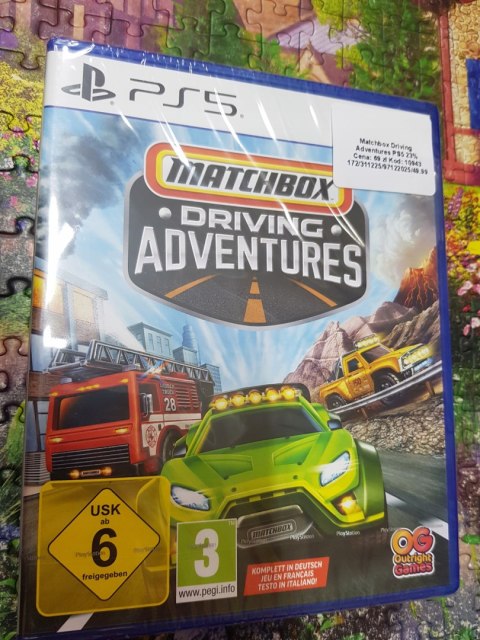 Matchbox Driving Adventures PlayStation 5 (PS5) pudełkowa