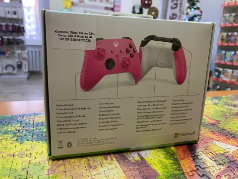Pad bezprzewodowy Microsoft Xbox Series X S Deep Pink