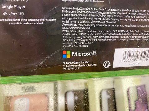 Peppa Pig World Adventures Xbox One pudełkowa