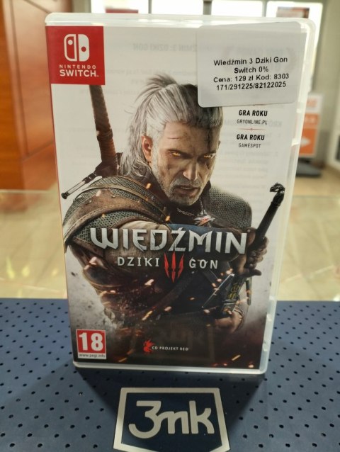 Wiedźmin 3: Dziki Gon Nintendo Switch pudełkowa