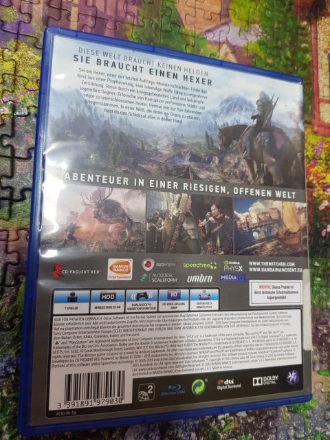 Wiedźmin 3: Dziki Gon PlayStation 4 (PS4) pudełkowa