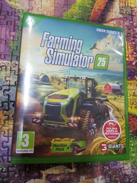 Farming Simulator 25 Xbox Series X pudełkowa