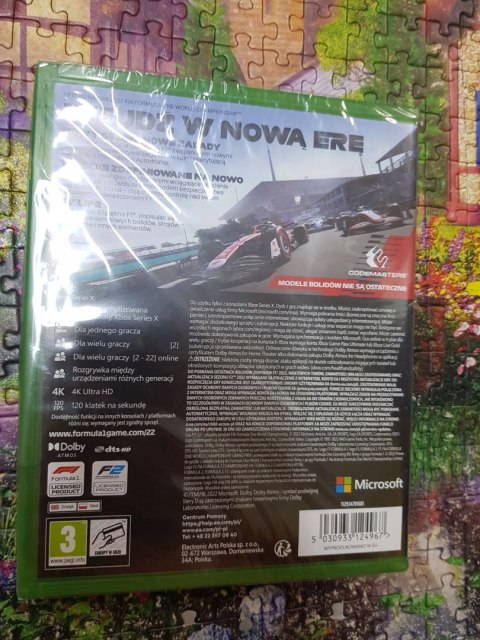 GRA XBOX SERIES X F1 22 Xbox Series X pudełkowa