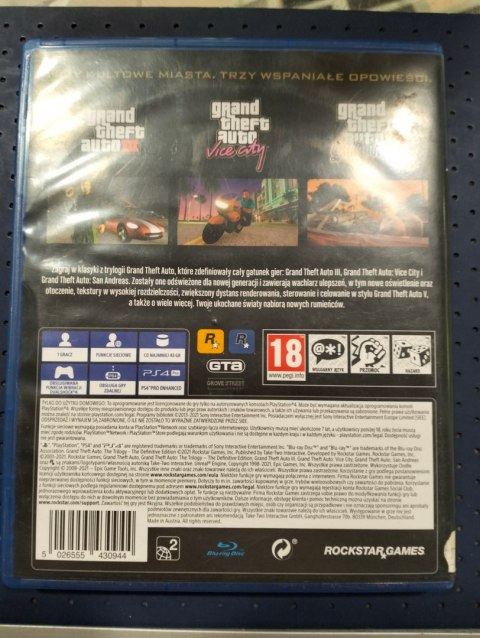Grand Theft Auto: The Trilogy - The Definitive Edition - PS4