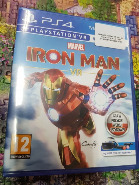 Marvel's Iron Man VR PlayStation 4 (PS4) pudełkowa