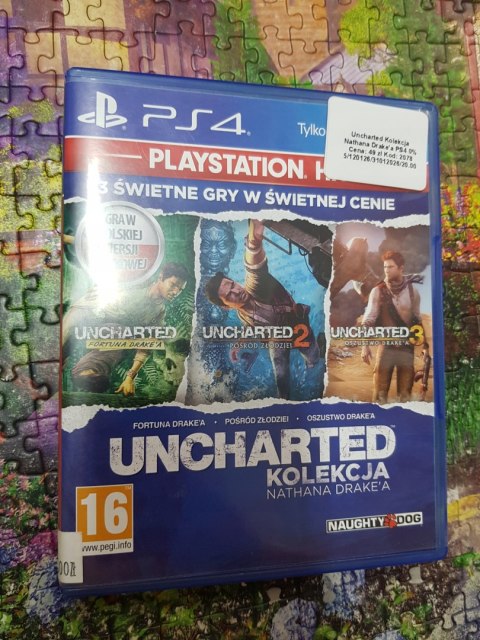 Uncharted: Kolekcja Nathana Drake'a PlayStation 4 (PS4) pudełkowa