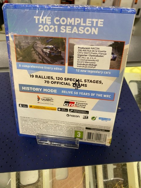 WRC 10 The Official Game PlayStation 5 (PS5) pudełkowa