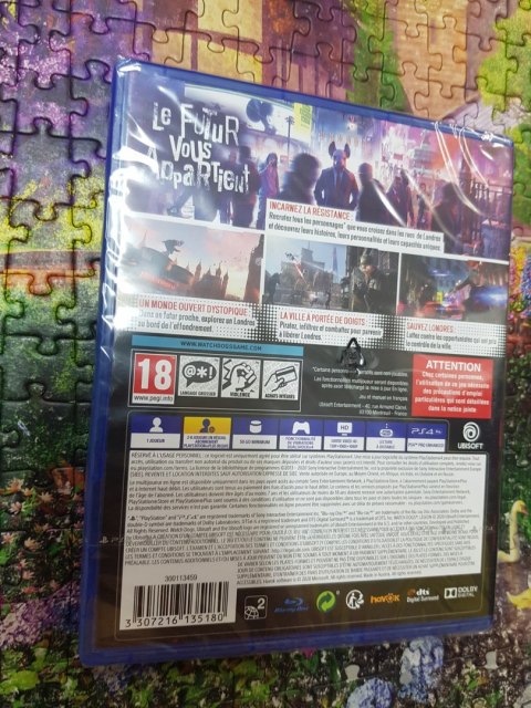 Watch Dogs: Legion PlayStation 4 (PS4) pudełkowa