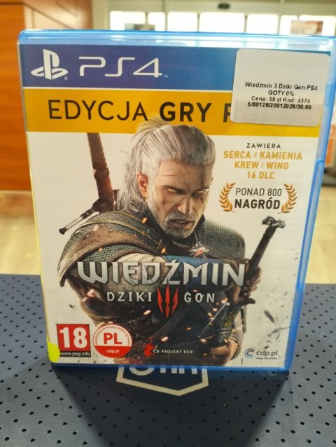 Wiedźmin 3: Dziki Gon GOTY PlayStation 4 (PS4)