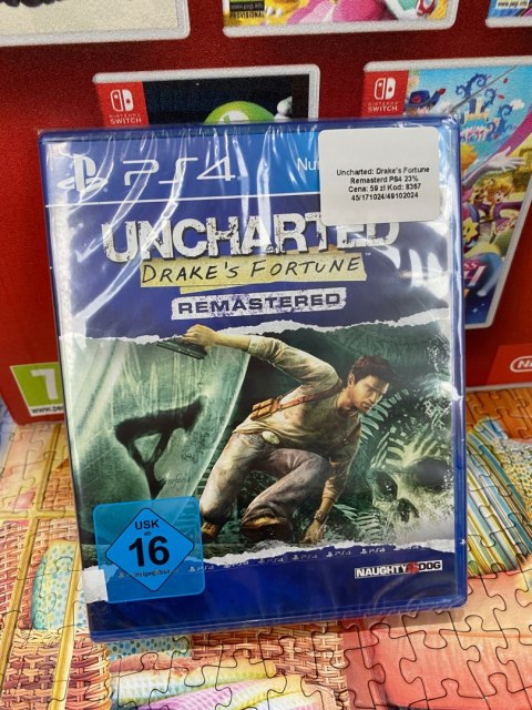 Uncharted: Drake's Fortune Remastered Sony PlayStation 4 (PS4)