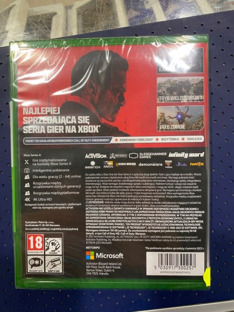 CALL OF DUTY MODERN WARFARE III 3 CROSS-GEN BUNDLE XBOX ONE