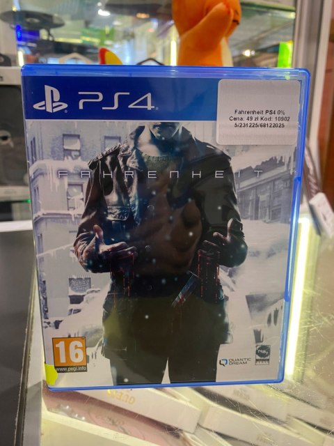 Fahrenheit PlayStation 4 (PS4) pudełkowa