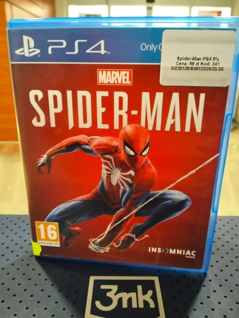 SPIDER-MAN PlayStation 4 (PS4) pudełkowa