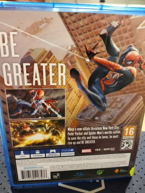 SPIDER-MAN PlayStation 4 (PS4) pudełkowa