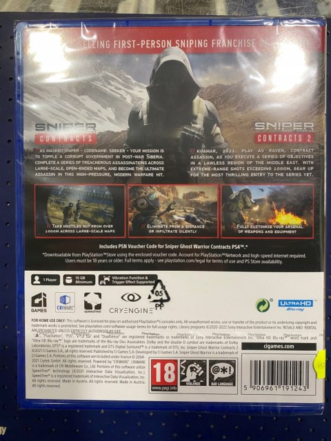 Sniper Ghost Warrior Contracts 1+2 Double Pack PlayStation 5 (PS5)