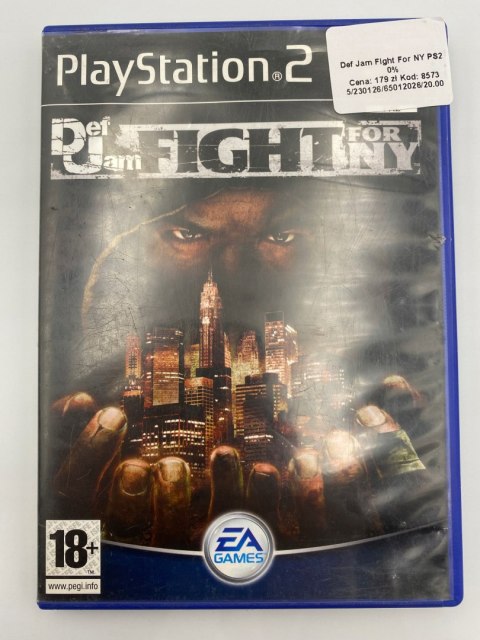 DEF JAM FIGHT FOR NY PS2 PlayStation 2 (PS2) Polskie Wydanie