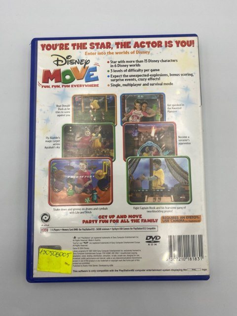 Disney Move PlayStation 2 (PS2)