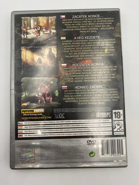 GOD OF WAR PS2 PLAYSTATION 2 POLSKIE WYDANIE