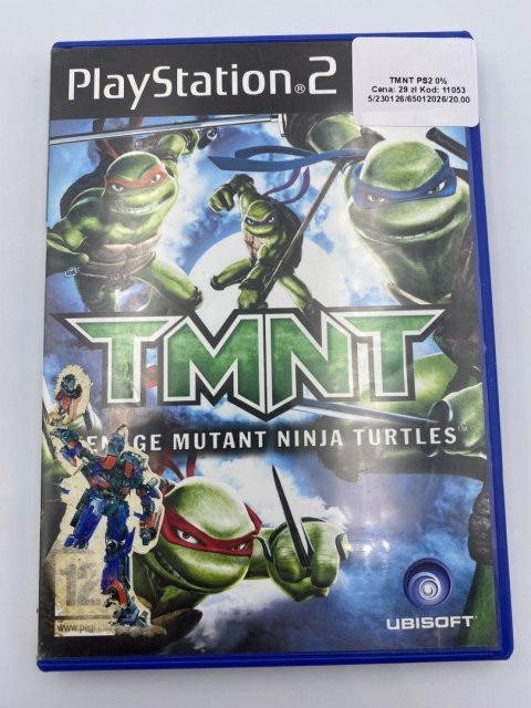 TMNT Teenage Mutant Ninja Turtles PS2 Wojownicze Żółwie NINJA PS2