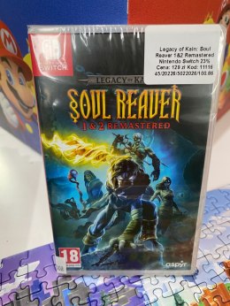 Legacy of Kain: Soul Reaver 1 & 2 Remastered Nintendo Switch pudełkowa