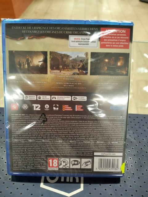 Mafia: The Old Country PS5 PlayStation 5 (PS5) pudełkowa