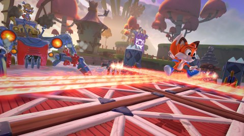 New Super Luckys Tale Nintendo Switch pudełkowa kartridge