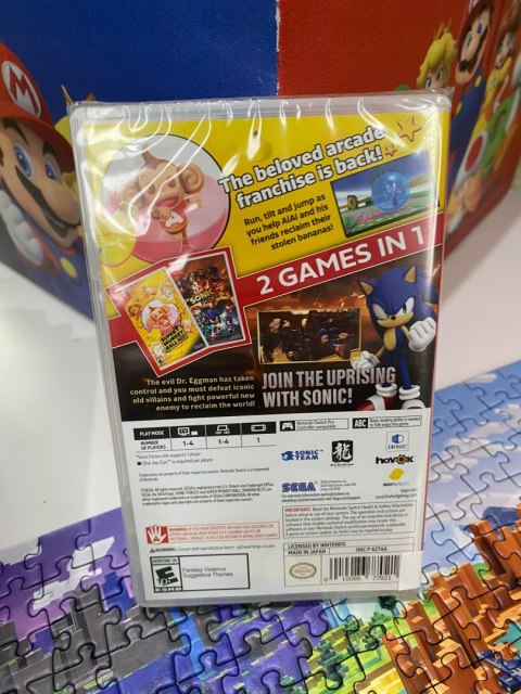 Nintendo Sonic Forces + Super Monkey Ball: Banana Blitz (SWITCH) Nintendo