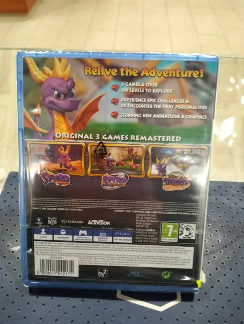 Spyro Reignited Trilogy PlayStation 4 (PS4) pudełkowa