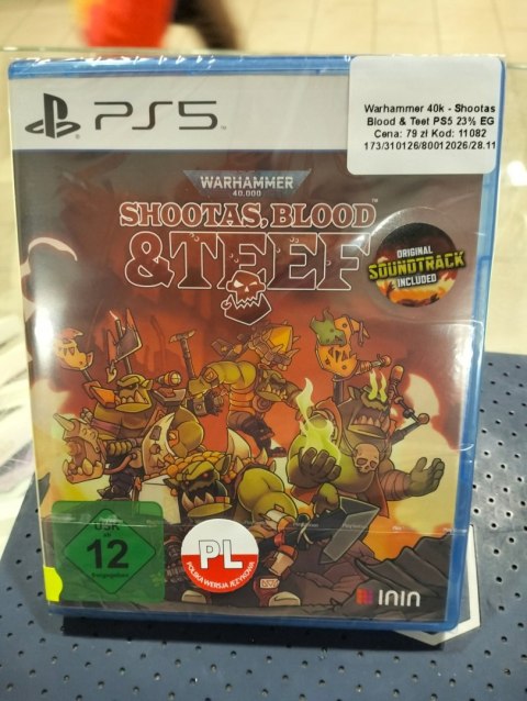 Warhammer 40,000: Shootas, Blood & Teef PlayStation 5 (PS5) pudełkowa