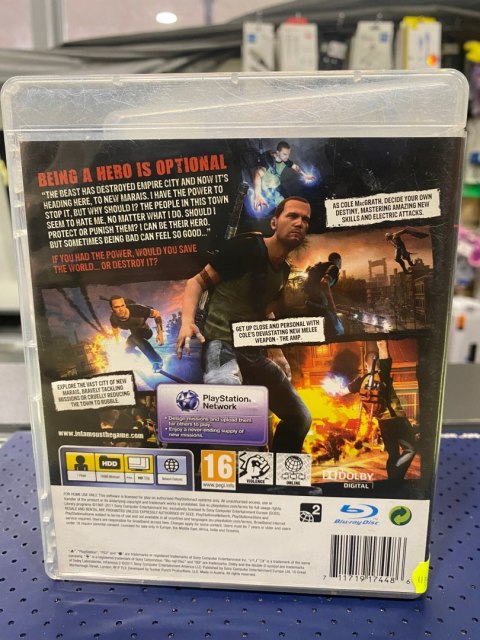 INFAMOUS 2 PlayStation 3 (PS3) pudełkowa