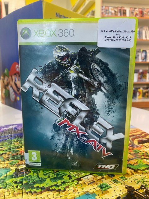 MX vs. ATV Reflex Xbox 360 pudełkowa