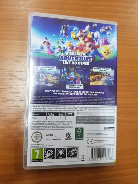 Mario + Rabbids Sparks of Hope Nintendo Switch pudełkowa