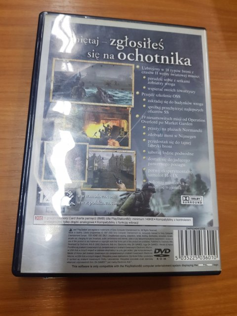 Medal of Honor: Frontline - PS2 (Używana) PlayStation 2 (PS2) pudełkowa
