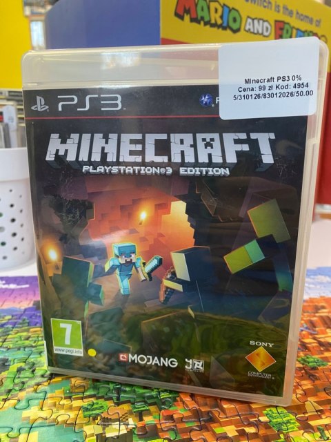 Minecraft PlayStation 3 (PS3) pudełkowa