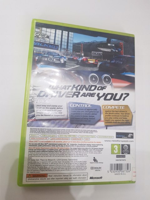 Need for Speed Shift Xbox 360 pudełkowa