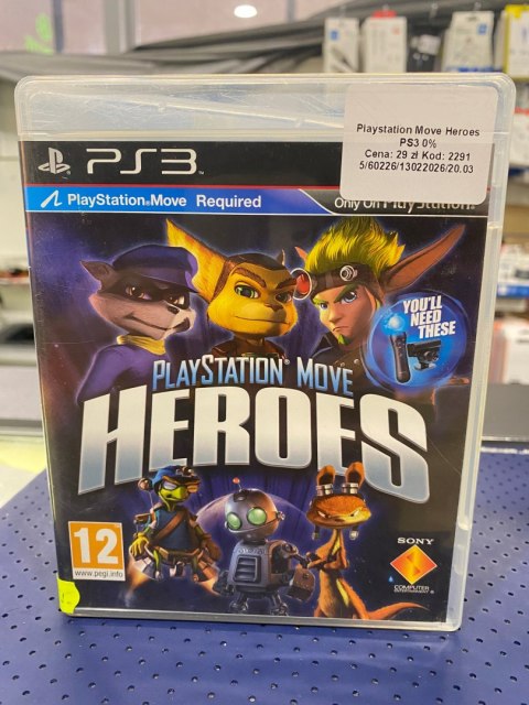 PLAYSTATION MOVE HEROES - PlayStation 3 (PS3) pudełkowa