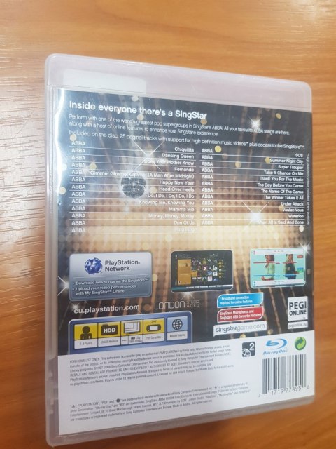 Singstar ABBA PlayStation 3 (PS3) pudełkowa